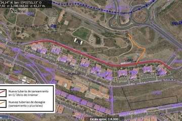 Los trabajos de desconexión de las redes de aguas pluviales de Jinámar concluirán a finales de mayo (Foto TA)